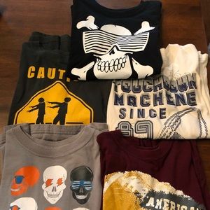 5 Children’s Place boys long sleeved T-shirts